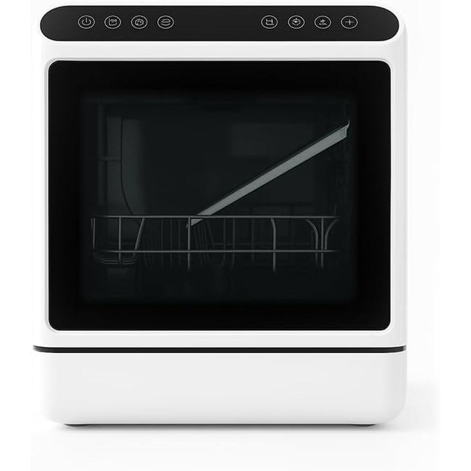 Londonist Hospitality tabletop dishwasher shown from the front on a kitchen worktop